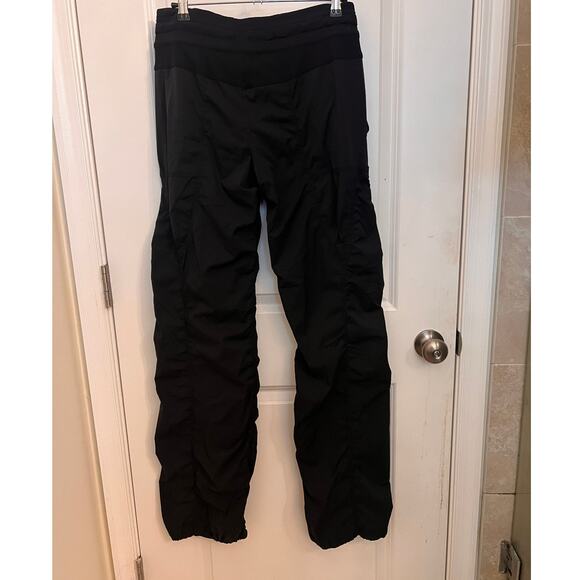 Lululemon Dance Studio Mid-Rise Full Length Pant Black 34” Inseam Sz 8 Yoga Gym - Picture 5 of 10
